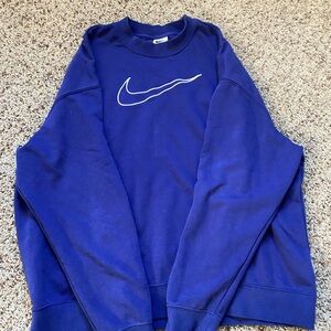 Nike women’s dark purple Crewneck Sweater